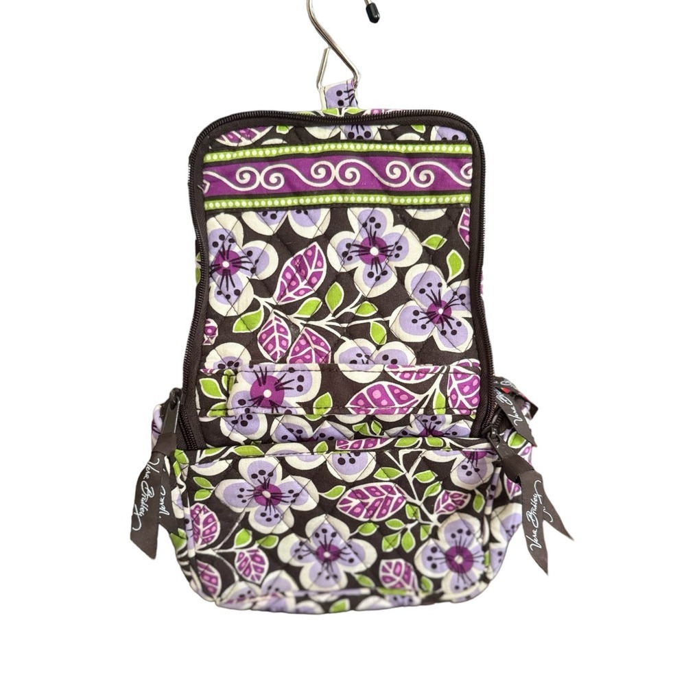 VERA BRADLEY Cosmetic Travel Bundle! Floral Rumba Pattern & Plum Petals Pattern - Picture 6 of 6